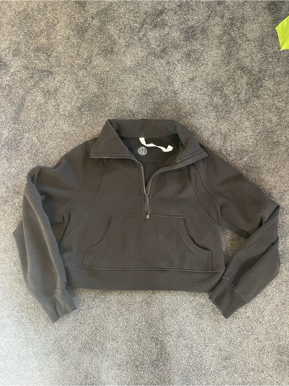 lululemon athletica Black half Zip-Up